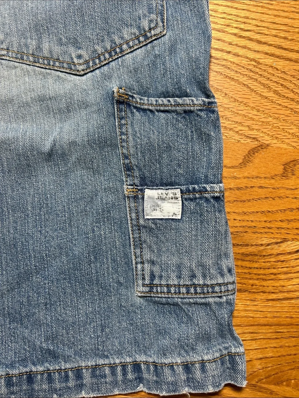 Levi’s Long Utility Jorts See Measurements Boys 16 Regular
